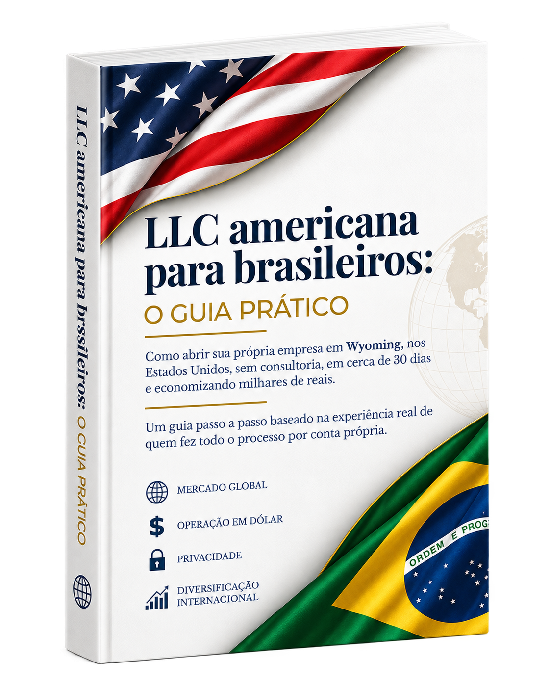 Capa do e-book LLC americana para brasileiros: o guia prático